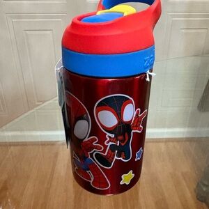 Zak! Brand New Marvel Spiderman Stainless Steel Water Bottle 15.5 Oz.